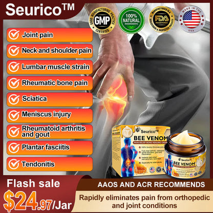 Seurico™ Bee Venom Arthritis Therapy Cream(Specially for older adults & AAOS recommends)