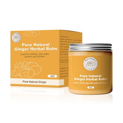 NEGUSY Pure Natural Ginger Herbal Balm 4OZ