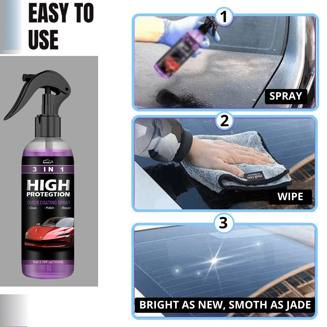 Seurico™ 3 in 1 Ceramic Car Coating Spray